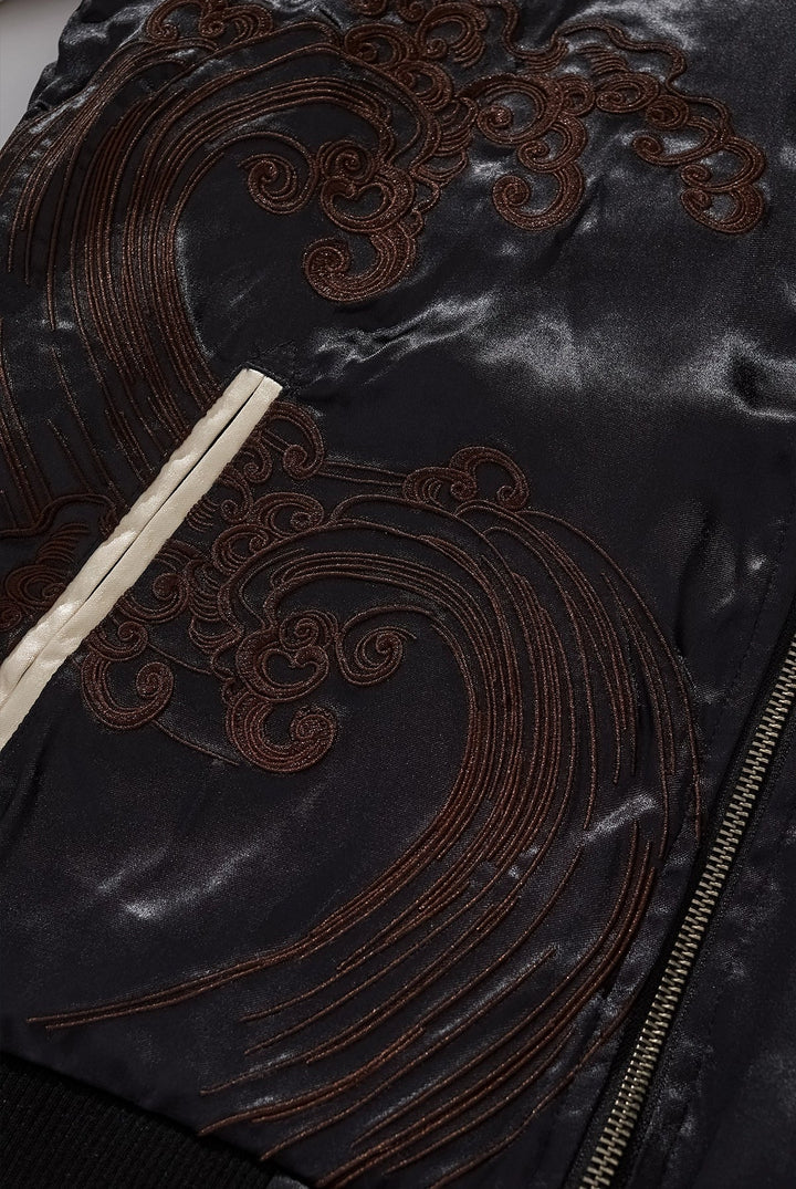 Kurokuma Embroidered Sukajan Jacket