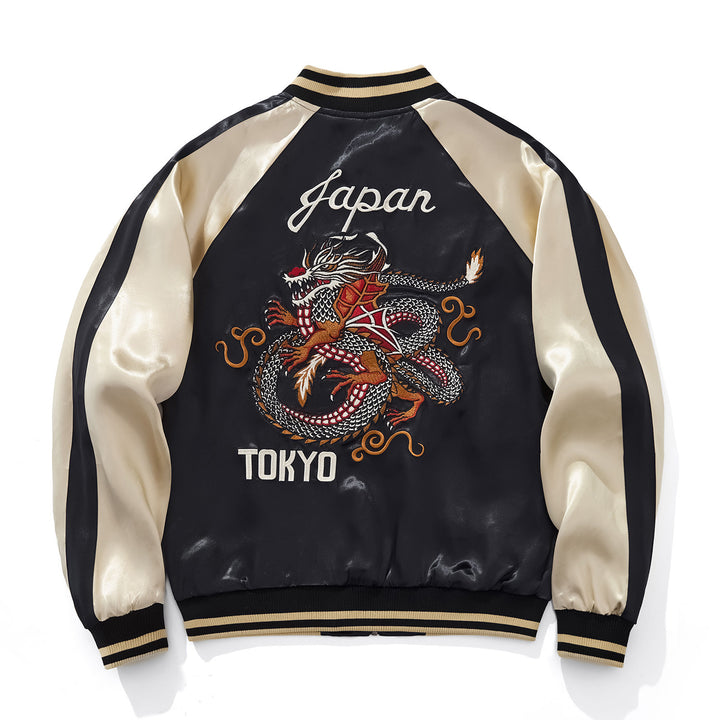 Tokyo Ryū Embroidered Sukajan Jacket Product Description