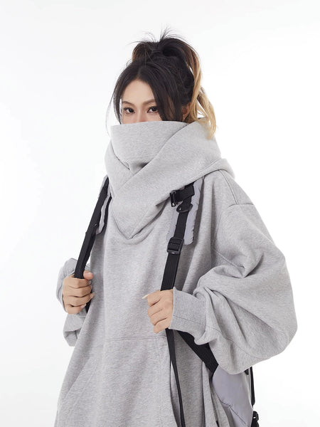 Double Neckline Hoodie – Shizuka Collective