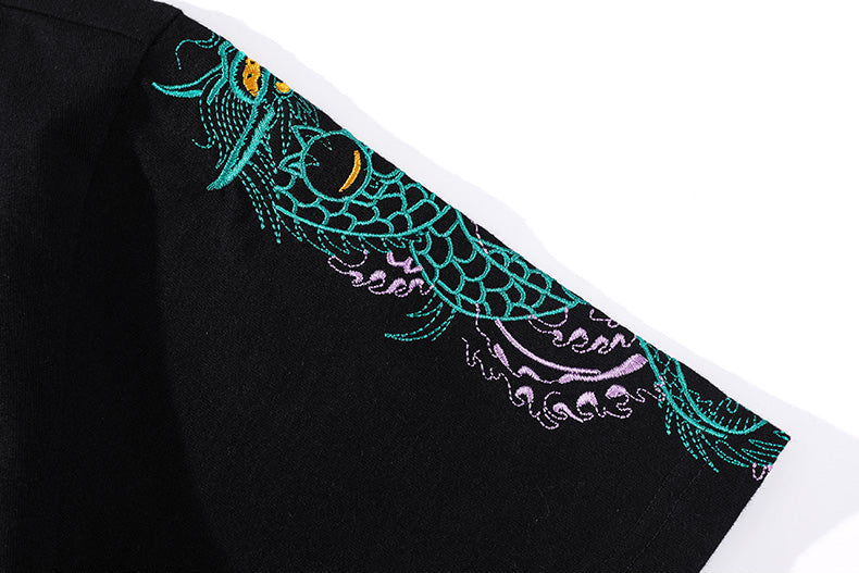 Dragon Crest Embroidered T-Shirt