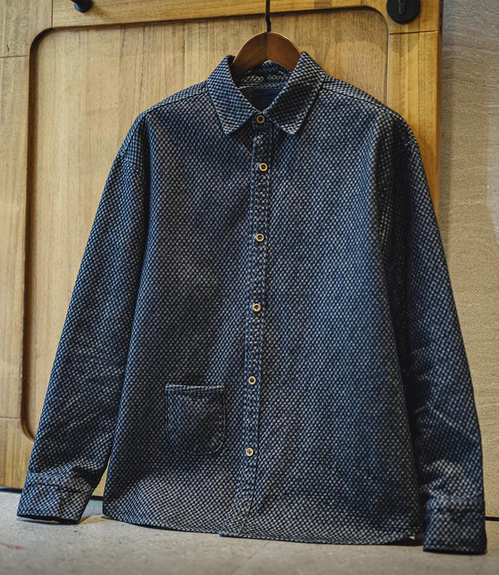 Kazura Indigo Check Workshirt