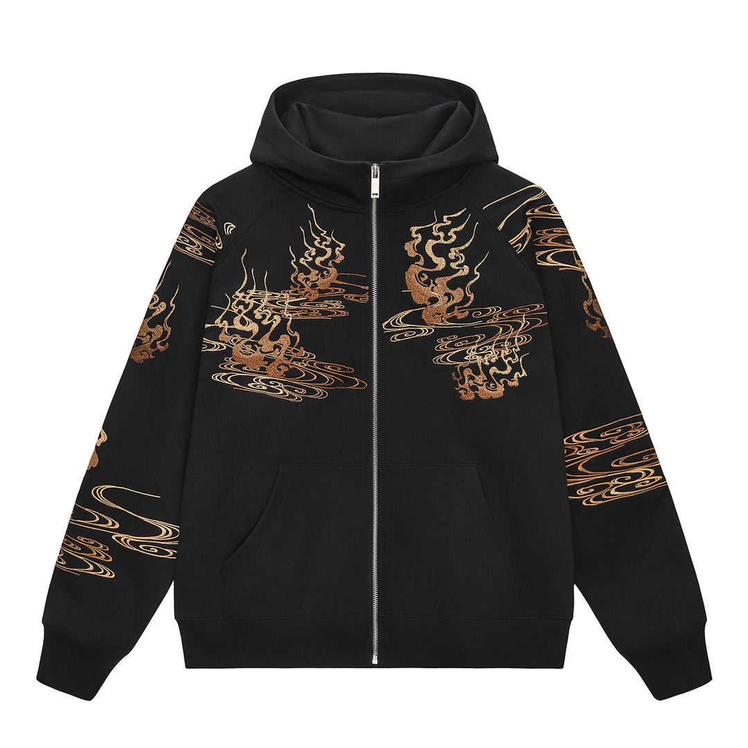 Byakko Spirit Embroidered Hoodie