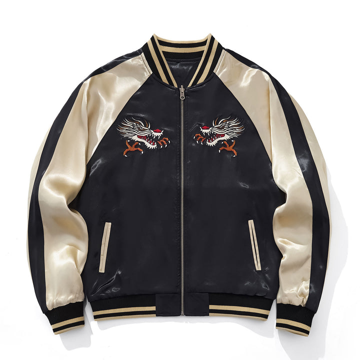 Tokyo Ryū Embroidered Sukajan Jacket Product Description