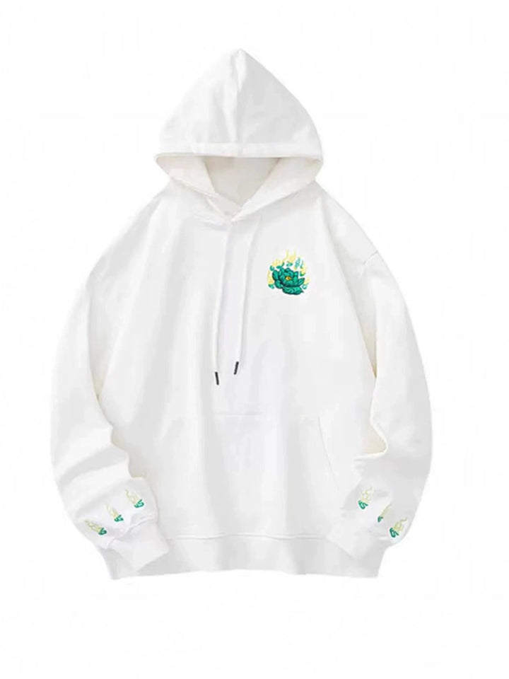 Pixiu Embroidered hoodie