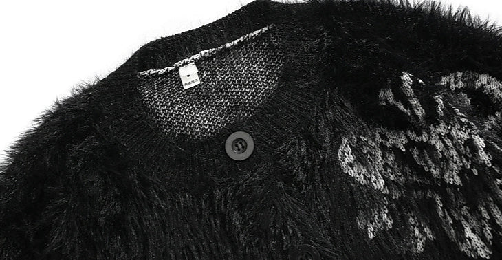 Baroque Fuzz Cardigan