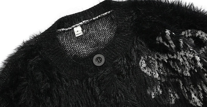 Baroque Fuzz Cardigan
