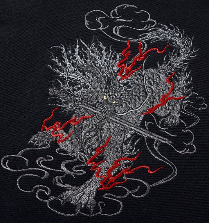 Imperial Kylin Embroidered Sweatshirt