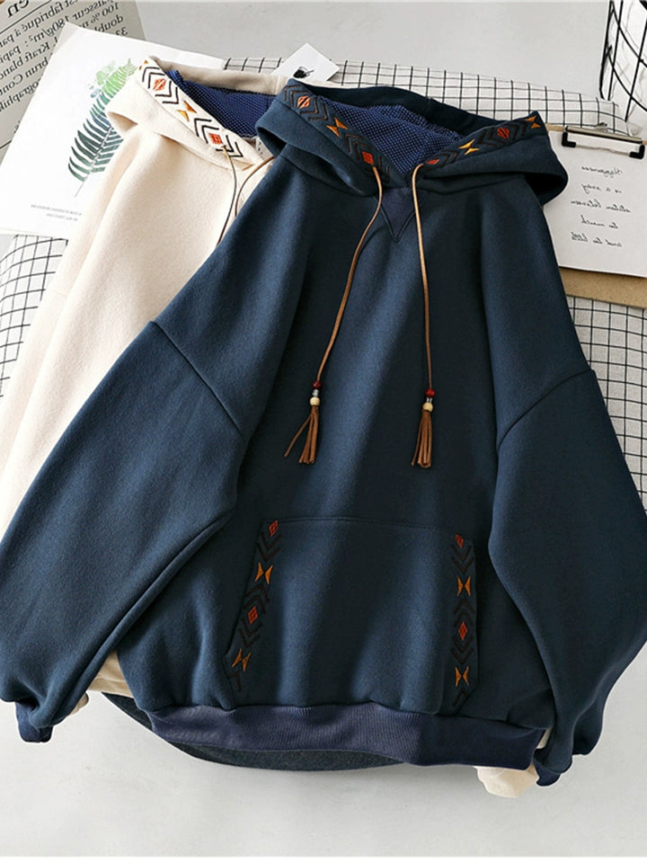 Tsukiyo Foxfire Embroidered Hoodie