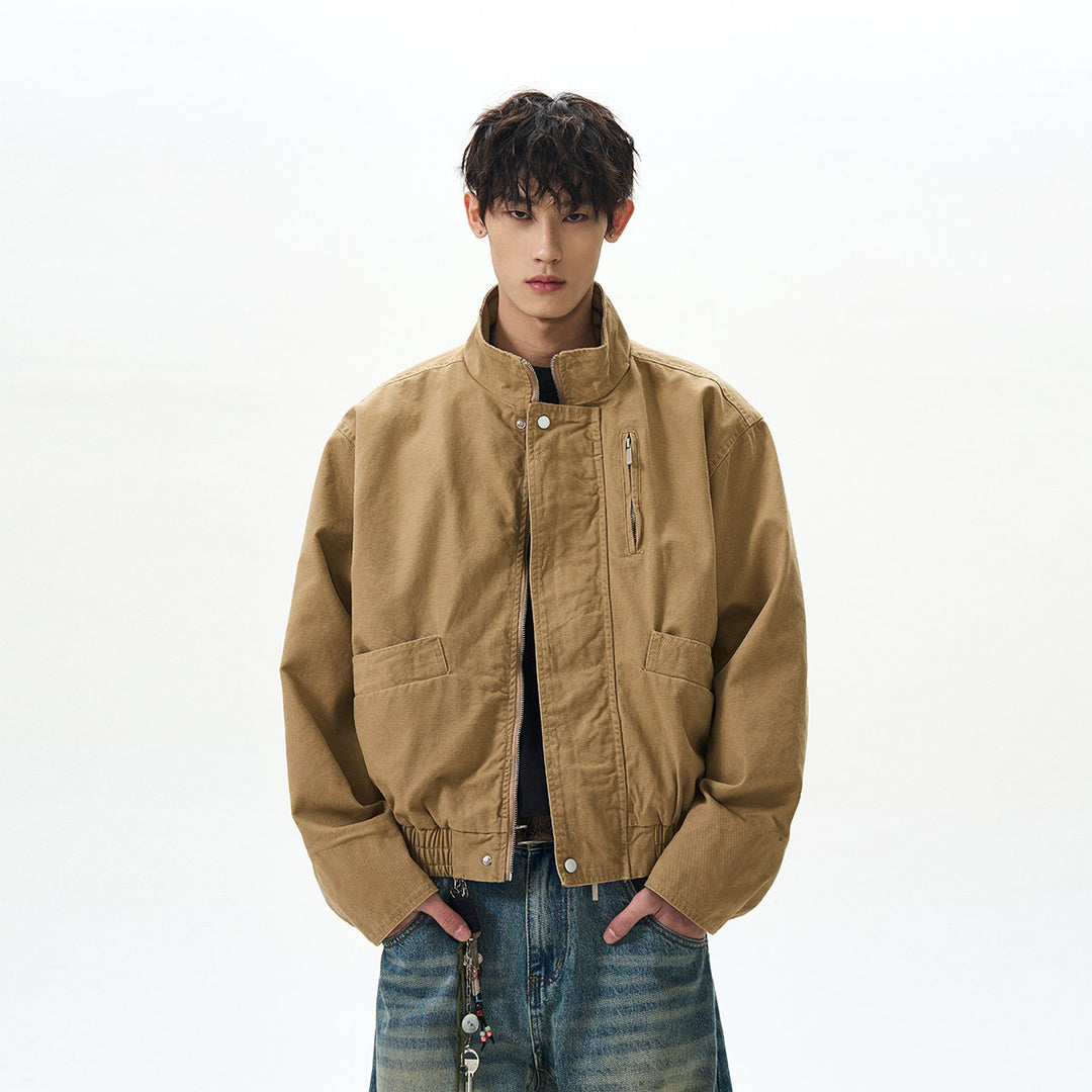 Tobari Cotton Bomber Jacket