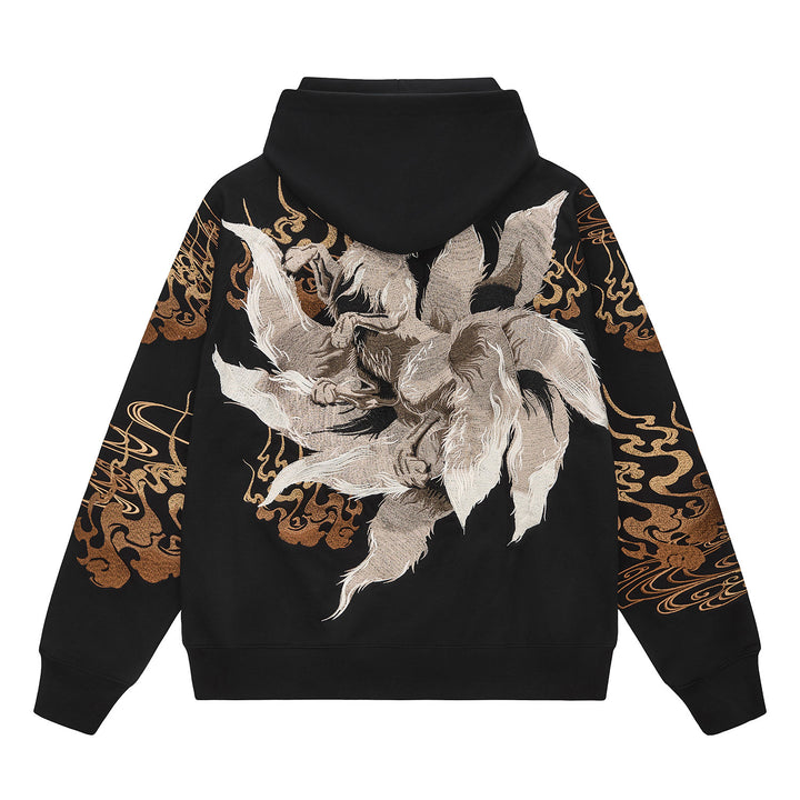 Byakko Spirit Embroidered Hoodie