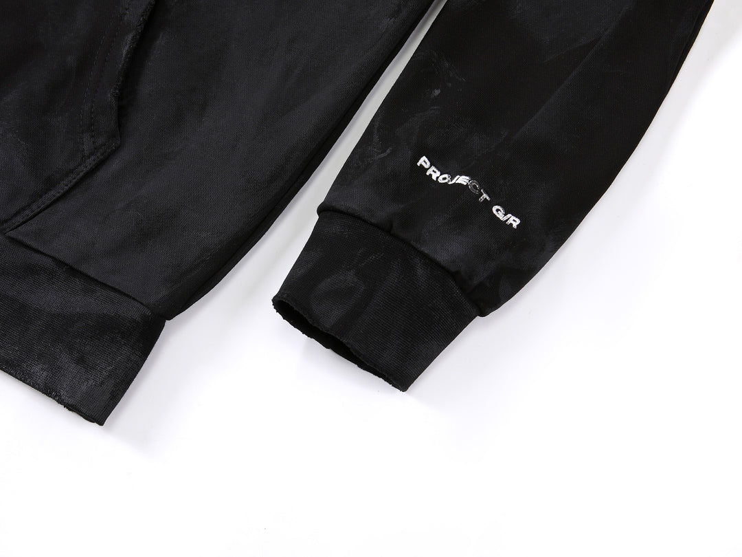 GRAILZ PROJECT Embroidered Sanskrit hoodie