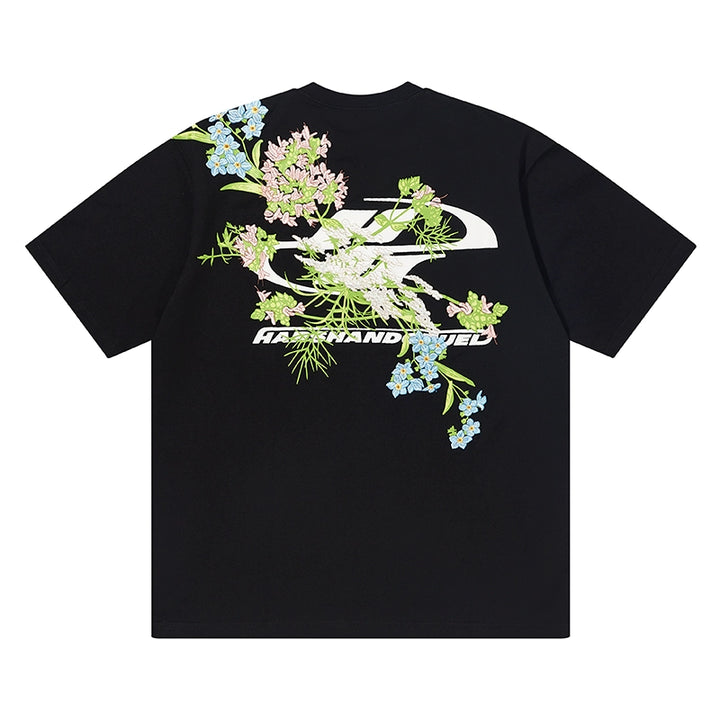 HARSH and CRUEL Floral Embroidered T-shirt