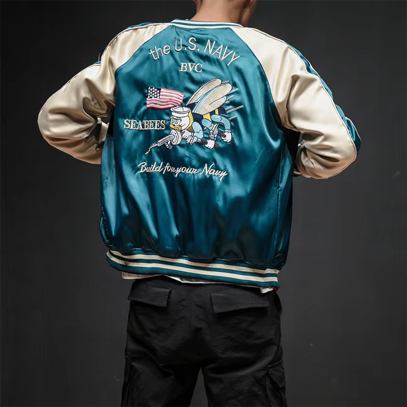 Reversible_USA_Sukajan_Souvenir_Bomber_Jacket blue