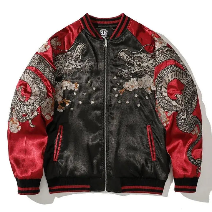 Ryūjin Sakura Sukajan Souvenir Bomber Jacket