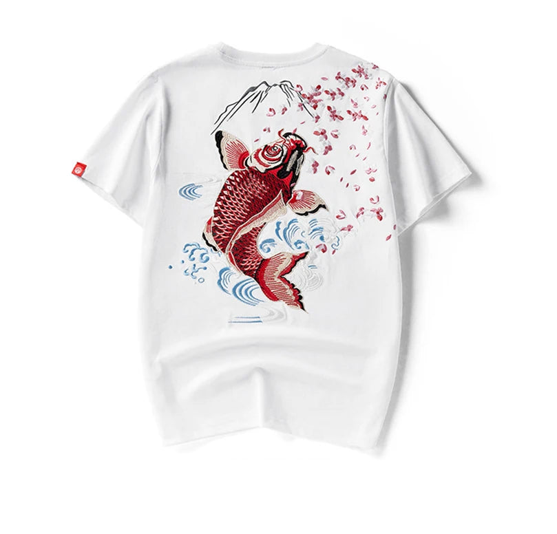 Climbing Koi Tee