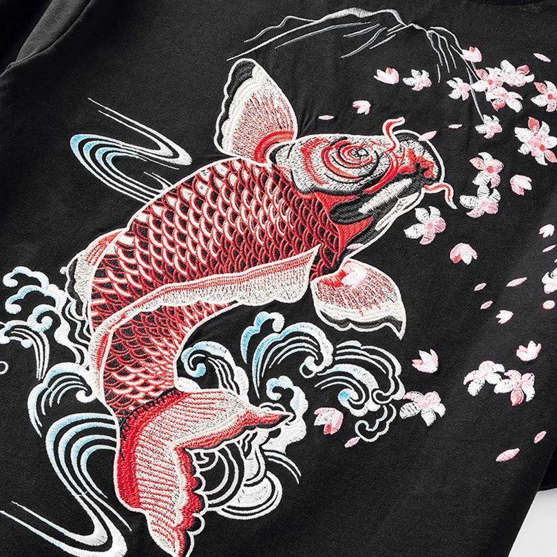 Climbing Koi Tee