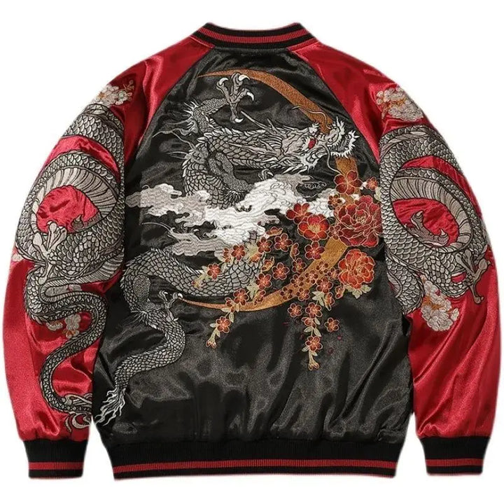 Ryūjin Sakura Sukajan Souvenir Bomber Jacket