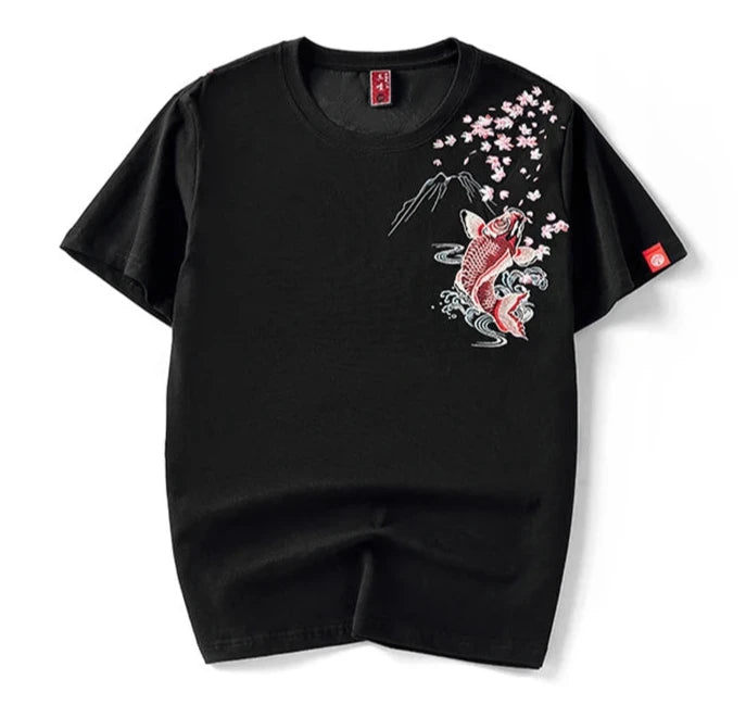 Climbing Koi Tee