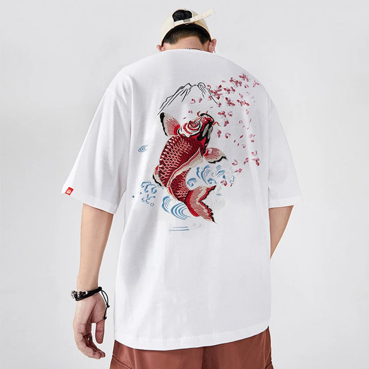 Climbing Koi Tee