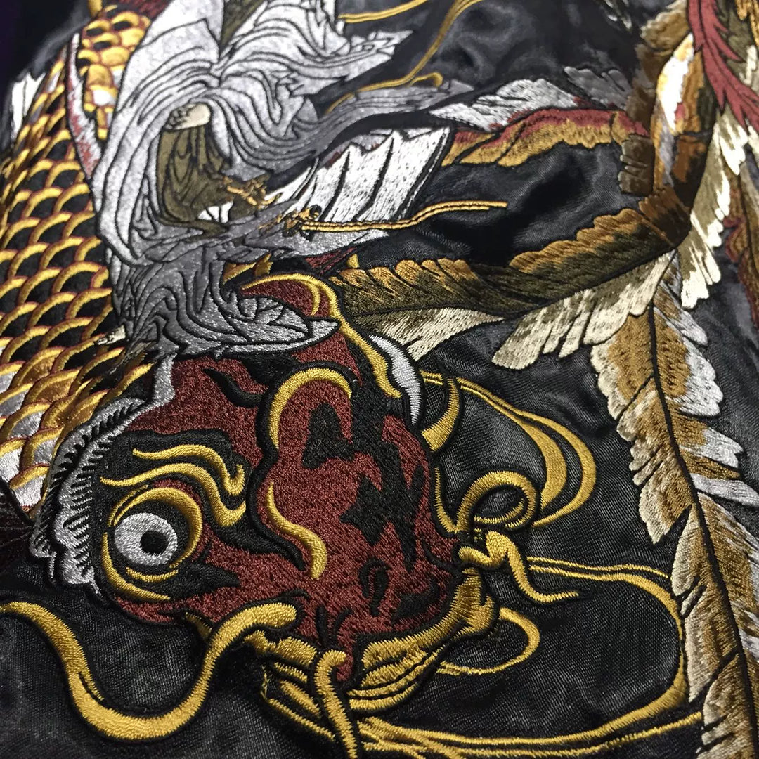 Yokosuka Phoenix Sukajan Souvenir Bomber Jacket