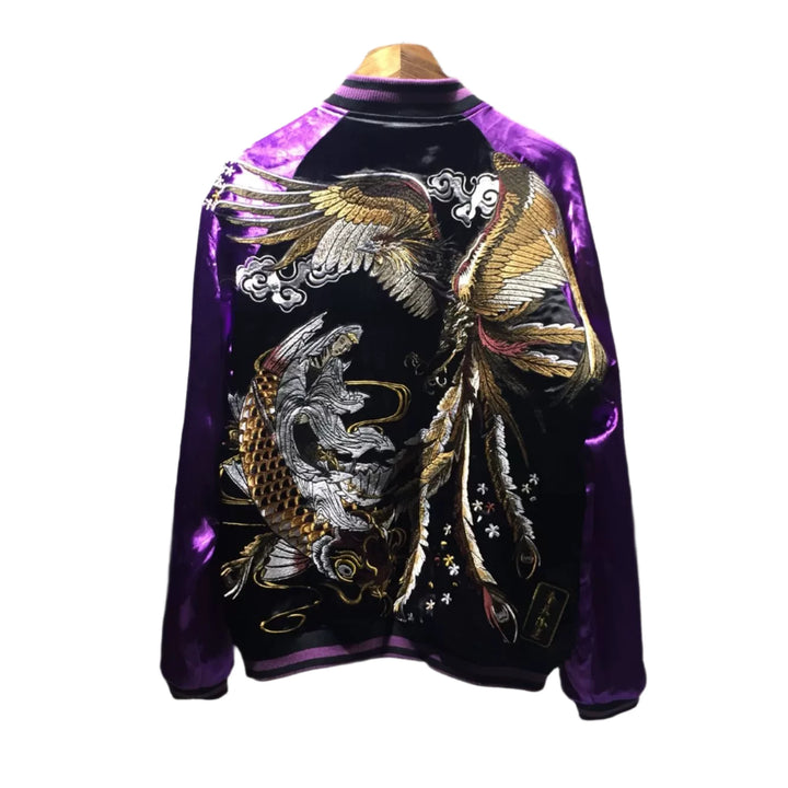 Yokosuka Phoenix Sukajan Souvenir Bomber Jacket