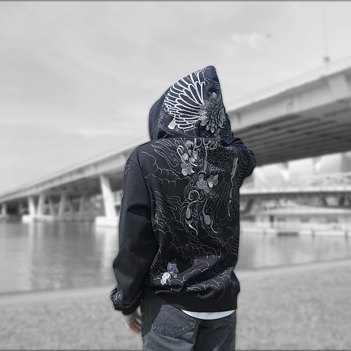 Midnight Phantom Sukajan Hoodie