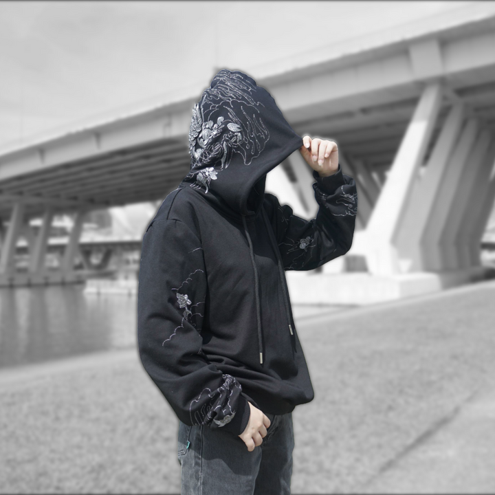Midnight Phantom Sukajan Hoodie