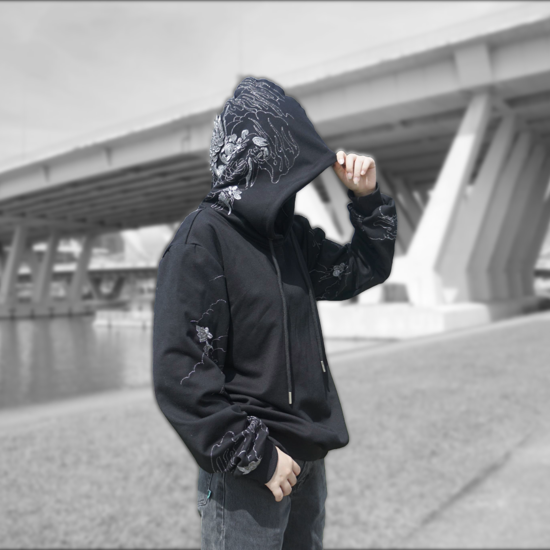 Midnight Phantom Sukajan Hoodie – Shizuka Collective Midnight Phantom Sukajan Hoodie – Shizuka Collective
