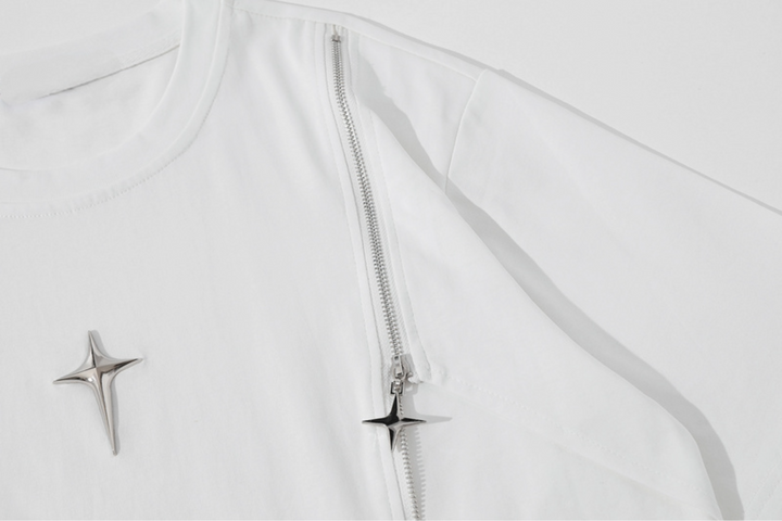 Starfall Zipper Tee