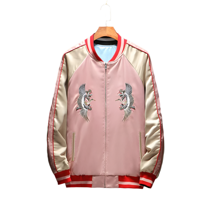 Mountain & Tiger Sukajan Souvenir Jacket (Reversible)