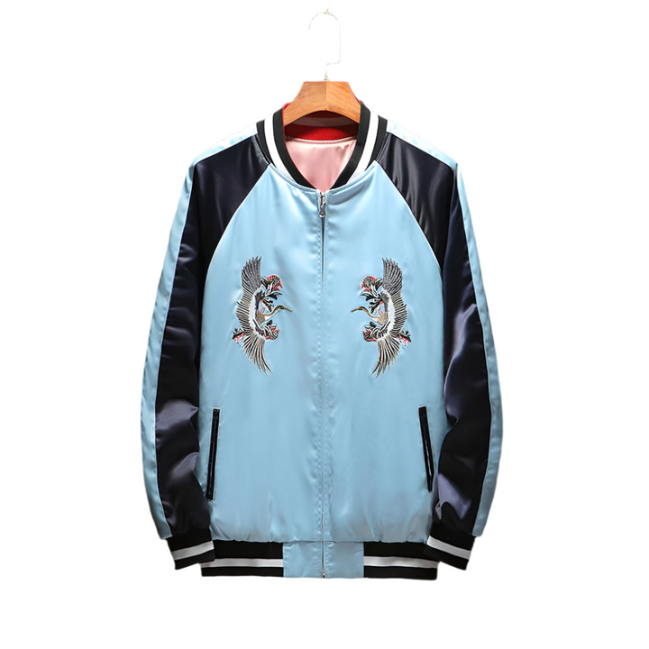 Mountain & Tiger Sukajan Souvenir Jacket (Reversible)