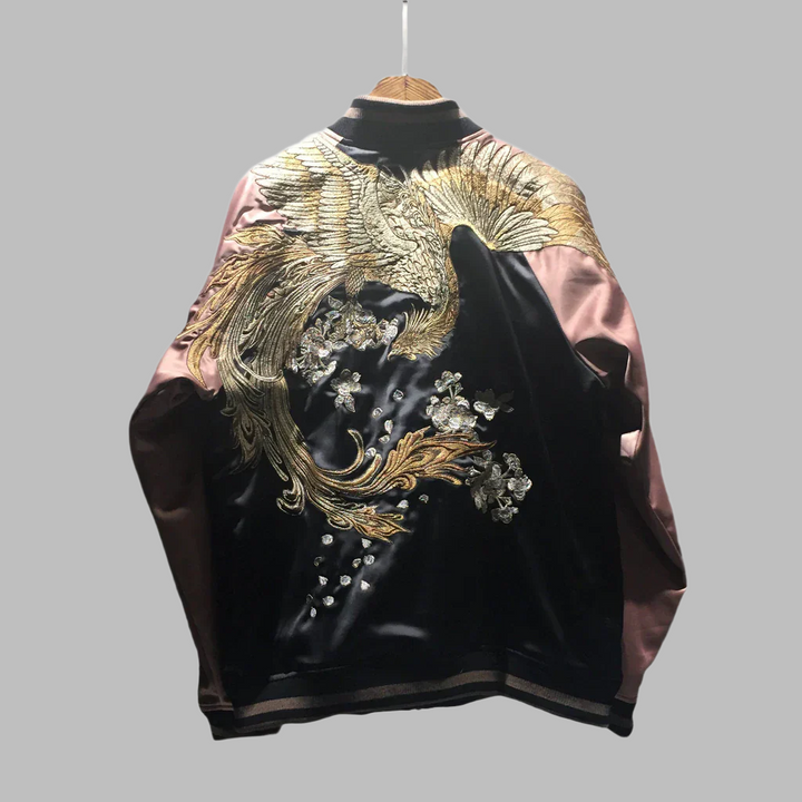 朱雀 すざく Suzaku Phoenix Sukajan Souvenir Jacket