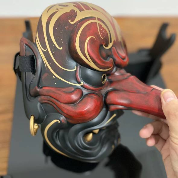 赤天狗の面 Akai Tengu mask