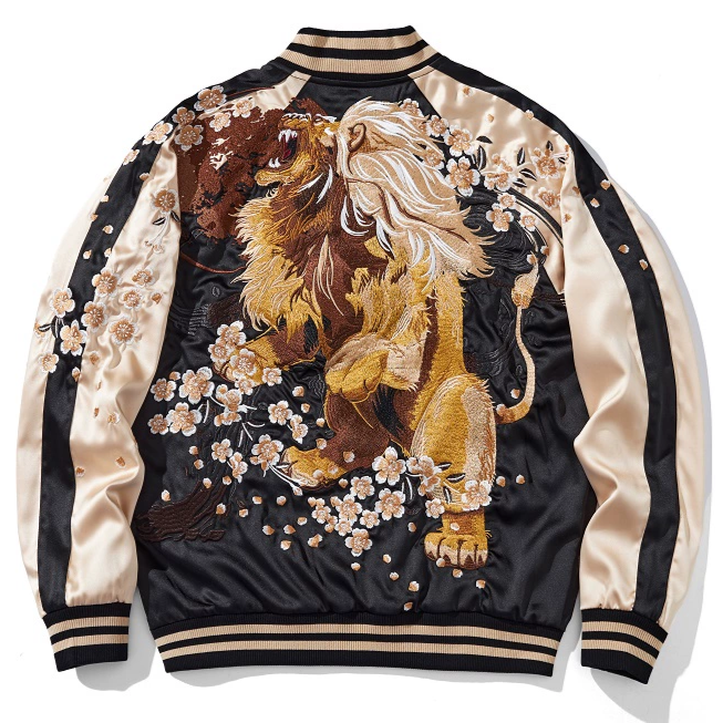 真夜中の桜 Midnight Sakura Guardian Sukajan Souvenir Jacket