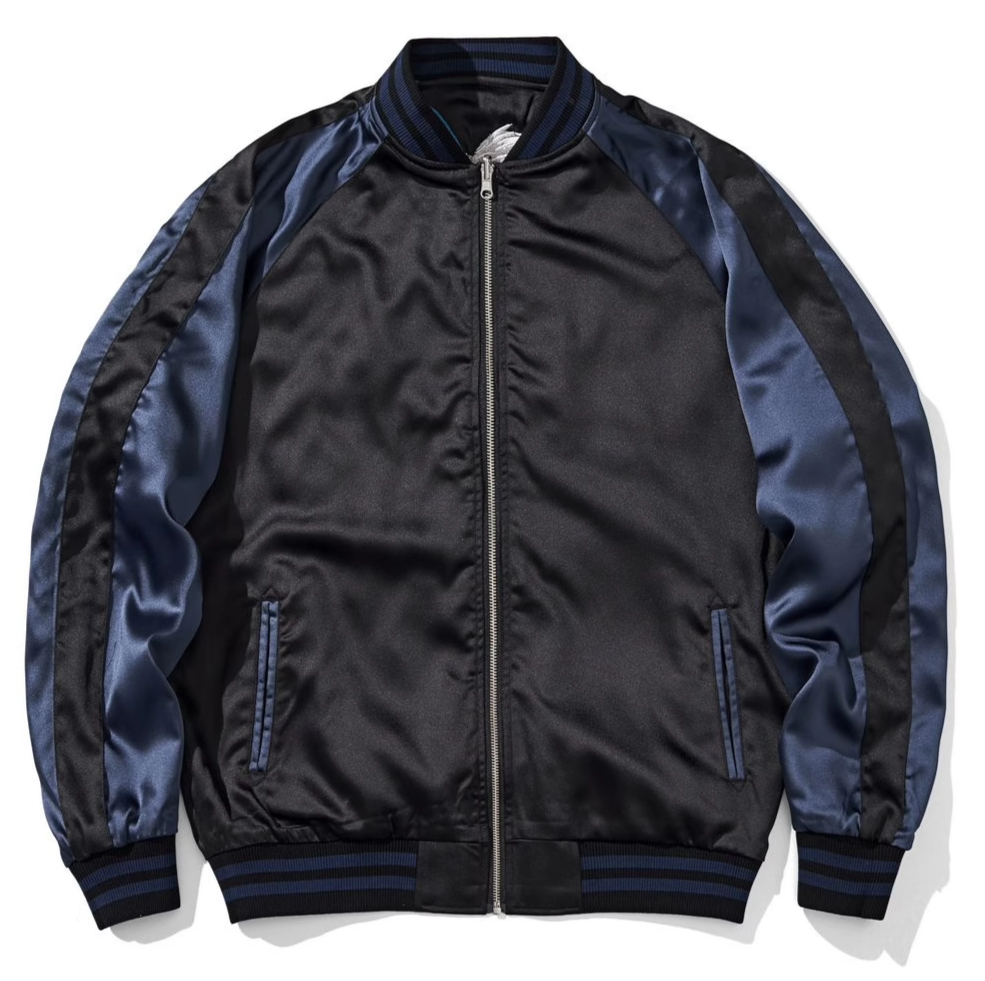 真夜中の桜 Midnight Sakura Guardian Sukajan Souvenir Jacket 真夜中の桜 Midnight Sakura Guardian Sukajan Souvenir Jacket