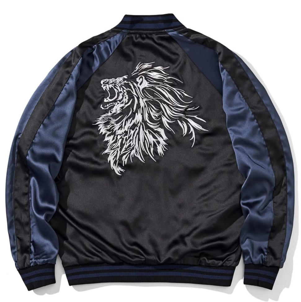 真夜中の桜 Midnight Sakura Guardian Sukajan Souvenir Jacket 真夜中の桜 Midnight Sakura Guardian Sukajan Souvenir Jacket