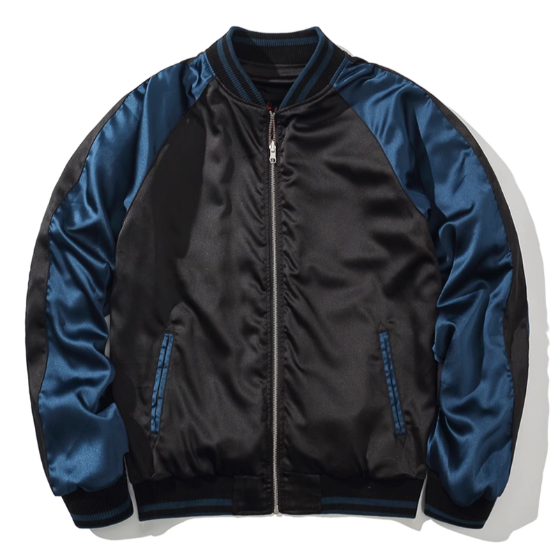 Imperial Dragon Blossom Sukajan Souvenir Bomber Jacket