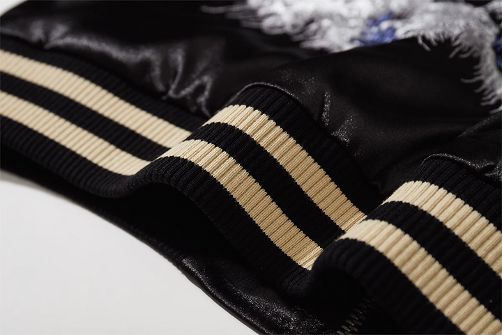 Monster Embroidery Sukajan Souvenir Bomber Jacket