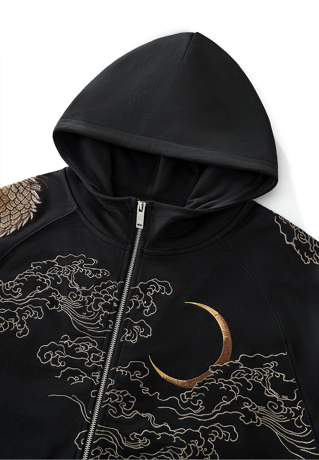 Ryūjin Dual Dragon Embroidered Hoodie