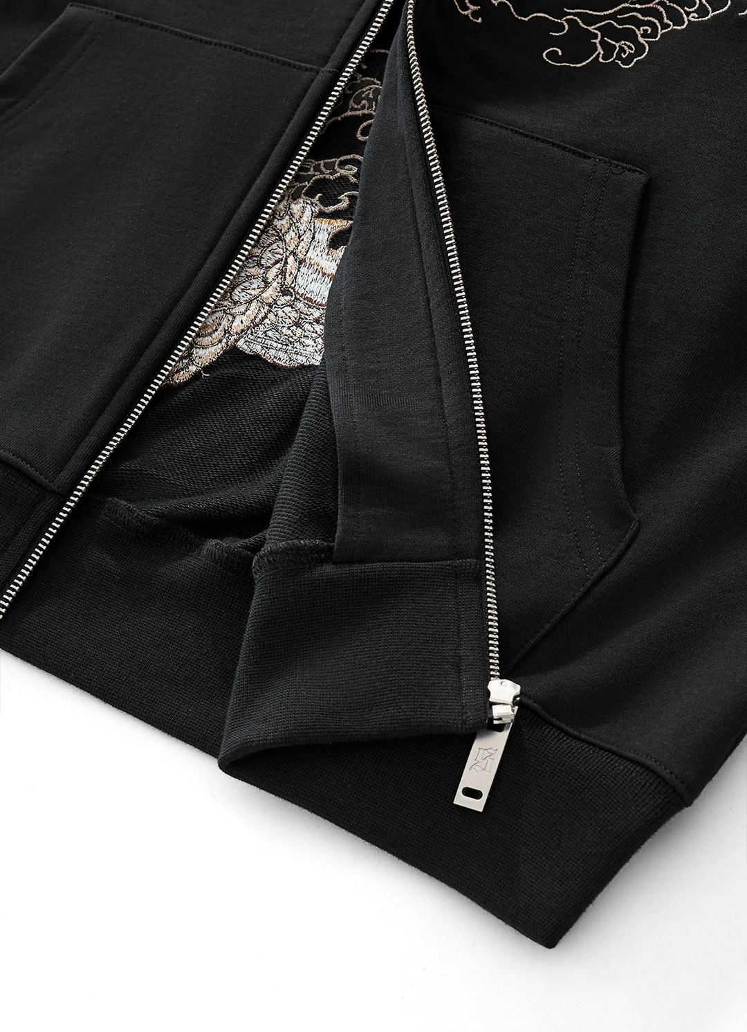 Ryūjin Dual Dragon Embroidered Hoodie
