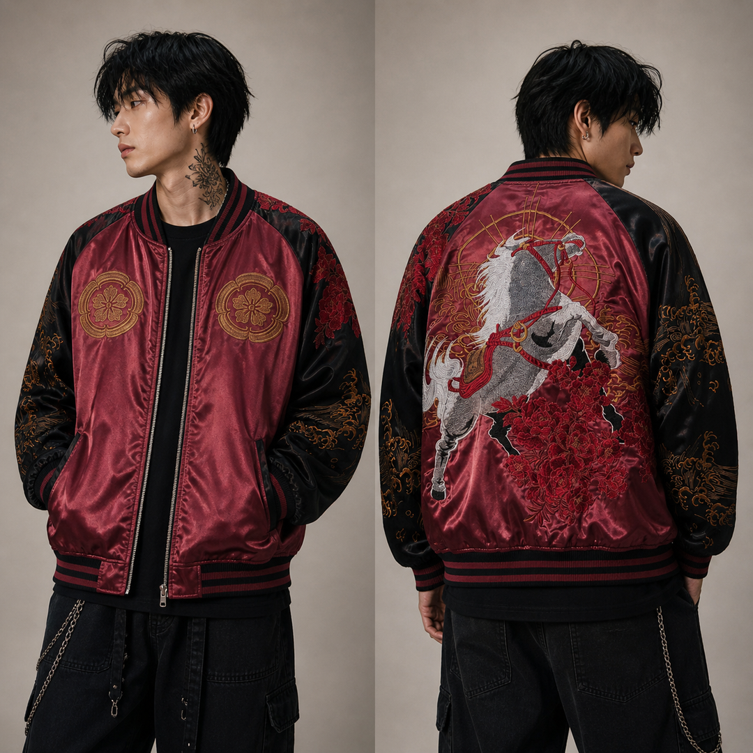 Hakuba Embroidered Sukajan Jacket
