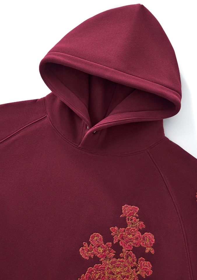 Hakuba Embroidered Zip Hoodie
