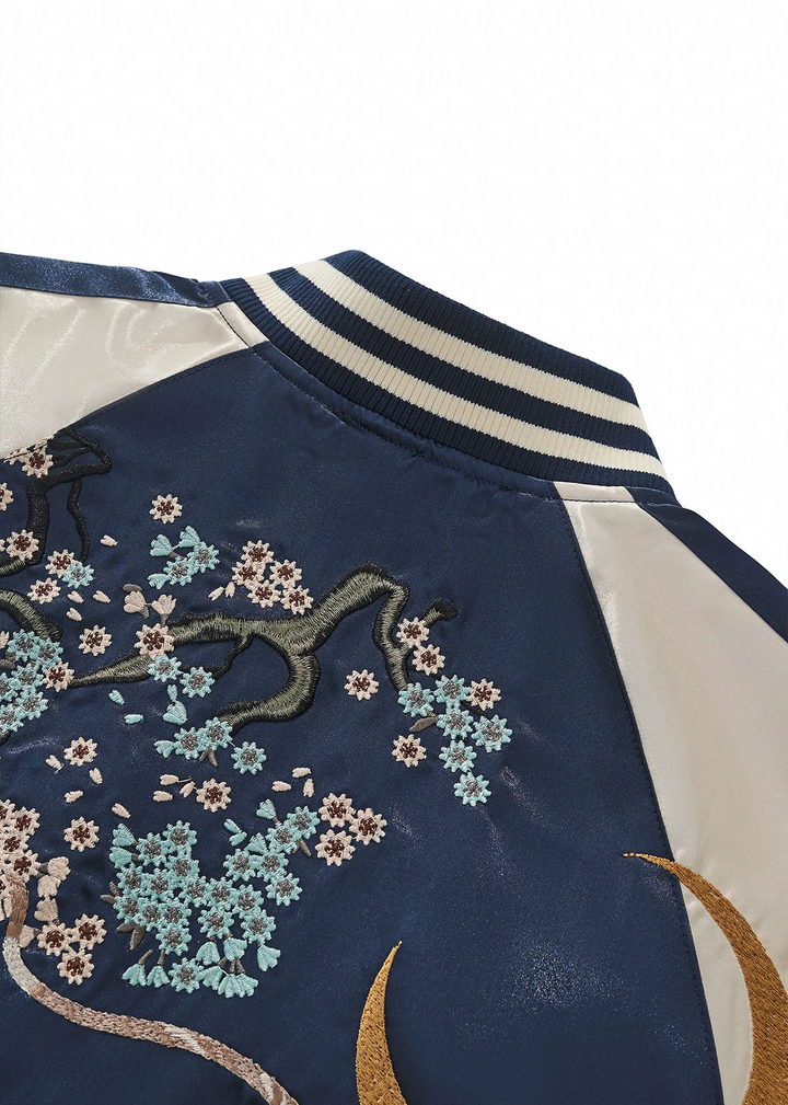 Tsukitora Embroidered Sukajan Jacket