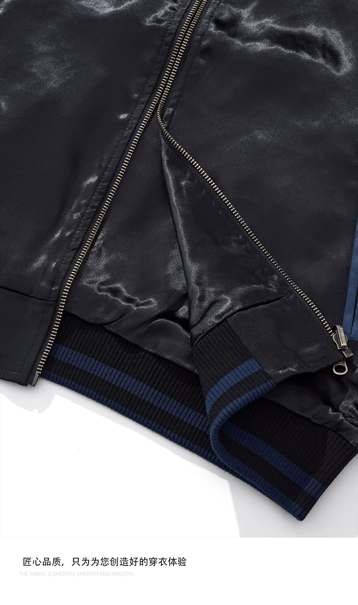 Tokyo Ryū Embroidered Sukajan Jacket Product Description